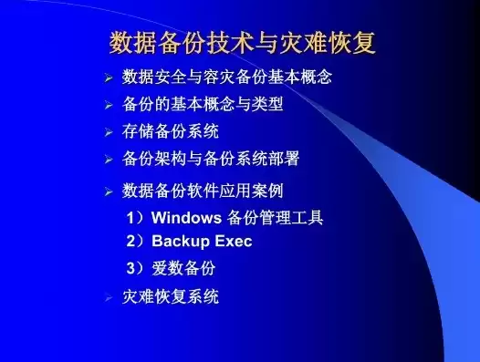 数据备份教案，数据备份与恢复课程说课