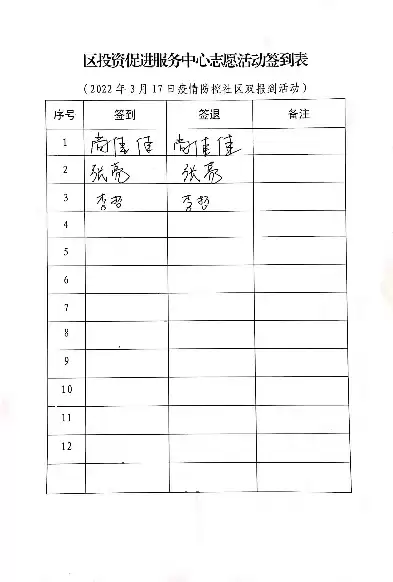 双报到党员回社区参与疫情，党员进社区双报到回执单