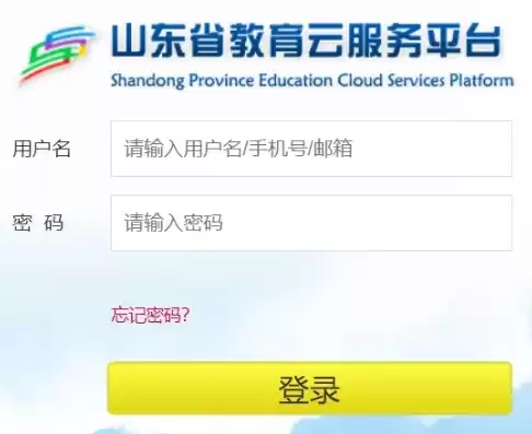 山东省教育云服务平台官网入口，云服务平台官网入口