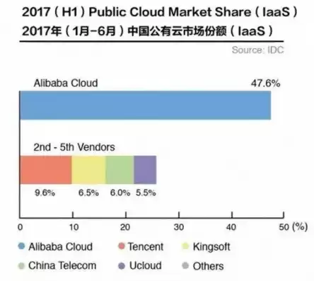 公有云市场份额排名，公有云市场占有率排名