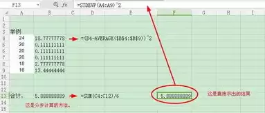 混合数据方差计算公式，混合数据方差计算公式