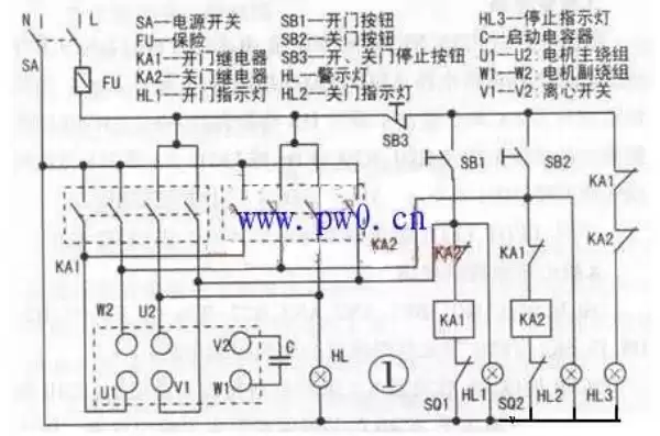 自动伸缩门电气控制电路设计方案，自动伸缩门电气控制电路设计