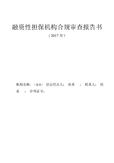 合规性审查报告范本图片，合规性审查报告范本