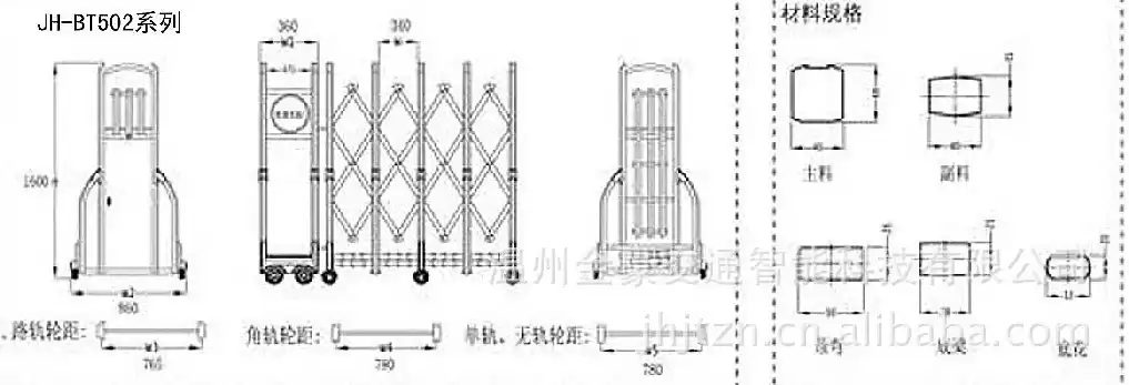 手动伸缩门多少钱一个，手动伸缩门工程图