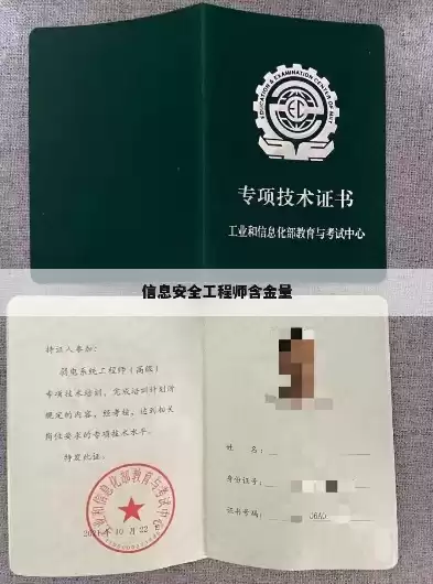 数据安全工程师证书含金量高吗，数据安全工程师证书