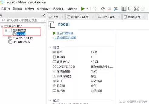 vmware虚拟化集群，vmware集群虚拟机部署