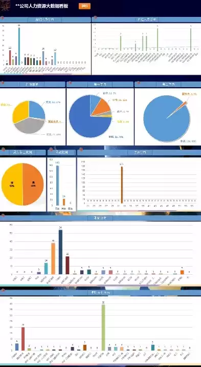 人力资源数据可视化图表制作，人力资源数据可视化图表