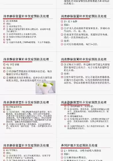 护理操作并发症预防培训总结，护理操作并发症的预防及处理ppt免费下载