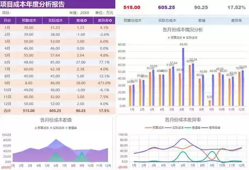 财务可视化数据分析图表模板怎么做，财务可视化数据分析图表模板