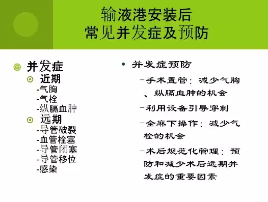 输液港可能出现的并发症很多,请至少描述5种以上?，输液港的并发症及护理ppt