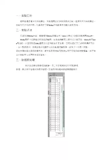 数据挖掘期末实验报告，数据挖掘期末实验报告