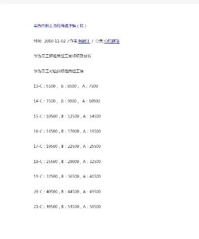 华为招聘进入资源池，华为进了资源池工资多少