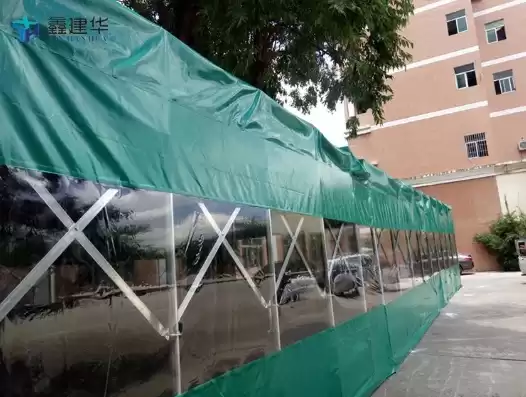 自动收缩避雨棚图片，自动收缩避雨棚