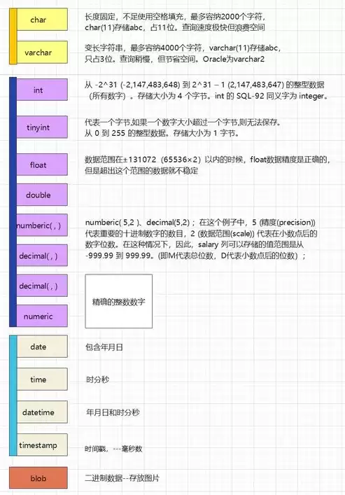 数据库的种类及特点有哪些，数据库的种类及特点，数据库的世界，种类繁多，特点各异