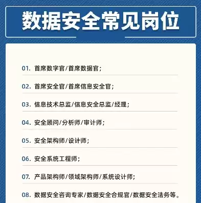 数据安全岗位职责内容，数据安全岗位职责，数据安全岗位职责详解，守护企业信息安全防线