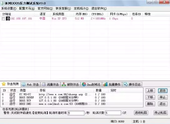 在线ddos压力测试平台有哪些软件，在线ddos压力测试平台有哪些，深度解析，盘点当下最受欢迎的在线DDoS压力测试平台