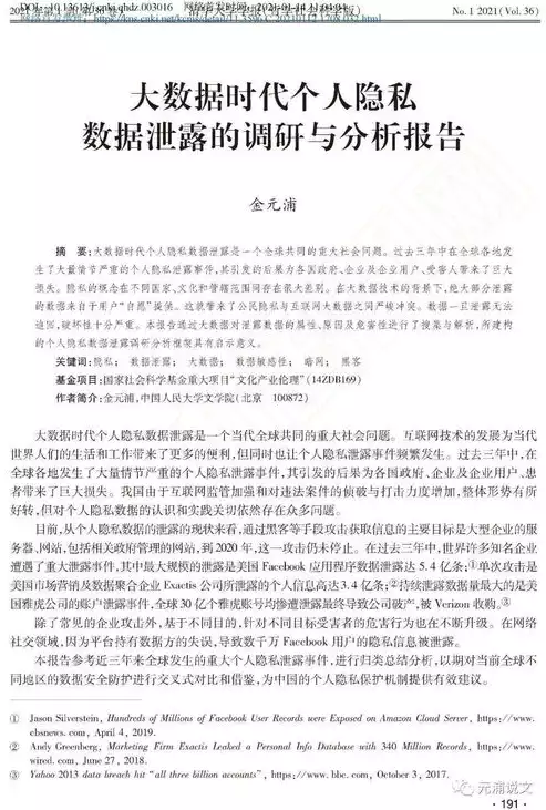 数据隐私泄露弊端分析报告范文，数据隐私泄露弊端分析报告，数据隐私泄露，弊端剖析与应对策略研究