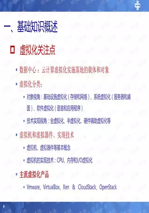 云计算虚拟化包括哪些内容，云计算虚拟化包括哪些，深入解析云计算虚拟化的核心内容及关键技术