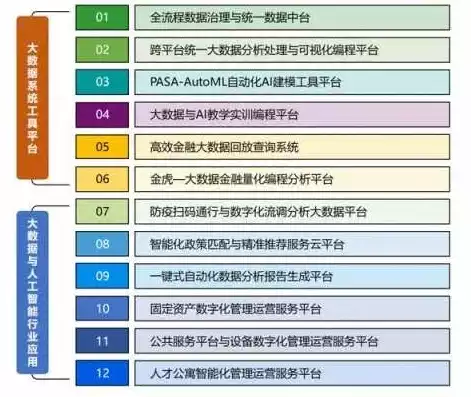 大数据开发平台有哪些，大数据开发平台，探索大数据开发平台，多维度解析各类平台及其特点