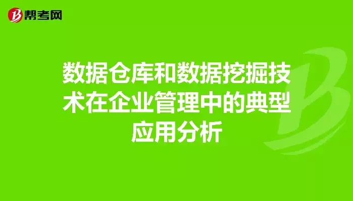 数据仓库与数据挖掘论文总结报告，数据仓库与数据挖掘论文总结，数据仓库与数据挖掘在企业管理中的应用与挑战探讨