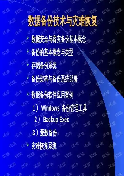 灾难恢复和数据备份的理解，灾难数据恢复，数据灾难，剖析原因与揭秘高效恢复策略