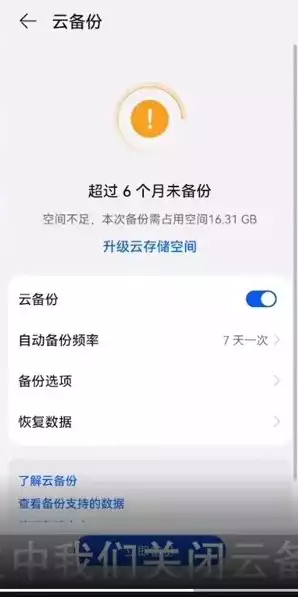 华为云备份有必要吗怎么关闭，华为云备份功能详解，为何重要、如何关闭及注意事项