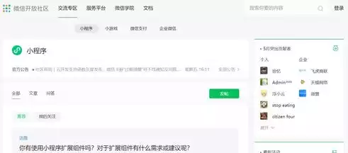 社区微信小程序开发，揭秘社区微信小程序开发哪家强？深度剖析行业翘楚，助您选优合作伙伴！