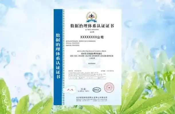 数据治理 认证，ISO/IEC 38505数据治理管理体系认证证书，企业数据治理的权威保障