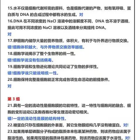 高中生物水平学业水平考试，高中生物学业水平考试重点知识点梳理与解读