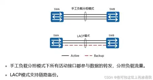 手工负担均衡链路聚合和静态lacp链路聚合的区别，手工负载均衡与静态LACP链路聚合，深入解析其差异与优势