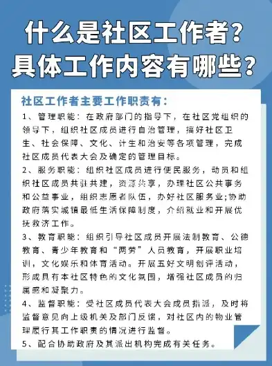 社区工作管理制度和工作职责是什么，社区工作管理制度与工作职责全面解析