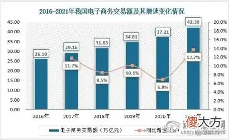 数据可视化效果图模板，探析我国电子商务发展趋势——基于数据可视化效果图的解读