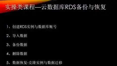 数据备份与恢复课程总结，数据备份与恢复，策略与实践解析