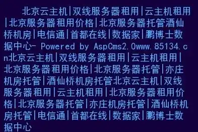 中国电信服务器租用价格表，北京电信通服务器租用性价比之选，中国电信服务器租用价格表深度解析