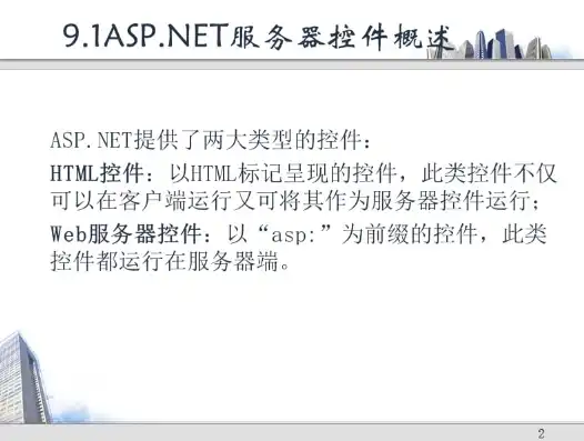 asp.net web服务器控件，深入解析ASP.NET Web服务器控件，功能、应用与优化