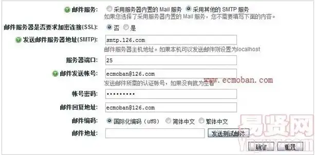 深度解析，ECShop邮件服务器配置全攻略，email服务器端的配置步骤