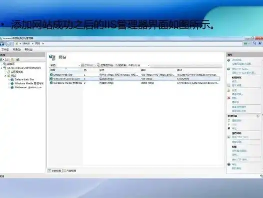 深入解析IIS虚拟服务器，配置、应用与优化策略，虚拟机iis配置网站服务器配置