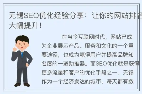 无锡网站SEO优化攻略，全方位提升网站排名与用户体验，无锡网站SEO