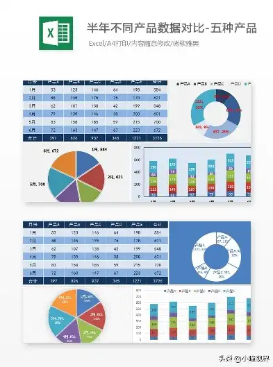 深入解析Excel可视化图表，高效提升数据展示与决策能力的实战指南，excel可视化图表案例