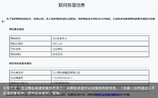 揭秘网站ICP备案查询，了解备案信息，保障网络信息安全，网站icp备案查询长啥样