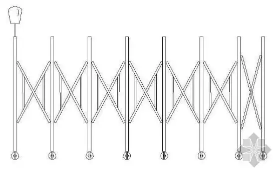 自动门伸缩门解析图绘制步骤详解，自动门伸缩门的解析图怎么画的