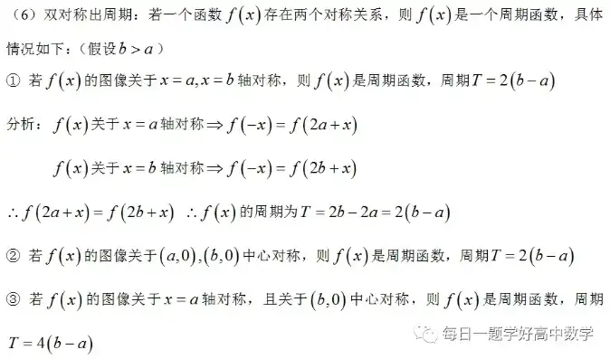 探究函数的对称美，对称轴、对称中心与周期性解析，函数的对称轴和对称中心和周期的关系