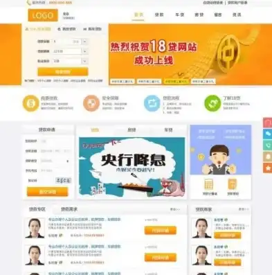 贷款无忧，金融便捷——全面解析专业贷款网站源码HTML，贷款网站源码下载