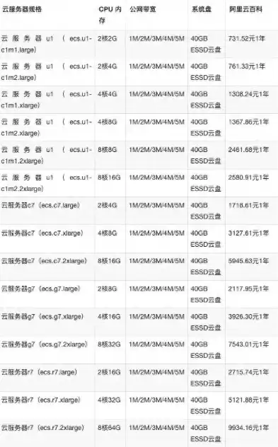 全面解析虚拟服务器租用价格策略及详细价格表，租虚拟服务器一年多少钱