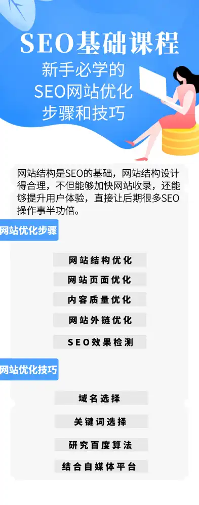 全方位解析SEO教程，从入门到精通，让你的网站脱颖而出，seo入门教程视频