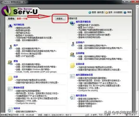 Serv-U FTP服务器搭建指南，从安装到配置的全面教程，servu搭建ftp服务器教程