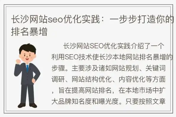 长沙网站推广SEO攻略，全方位提升网站排名，助力企业在线崛起！，长沙网站推广和优化