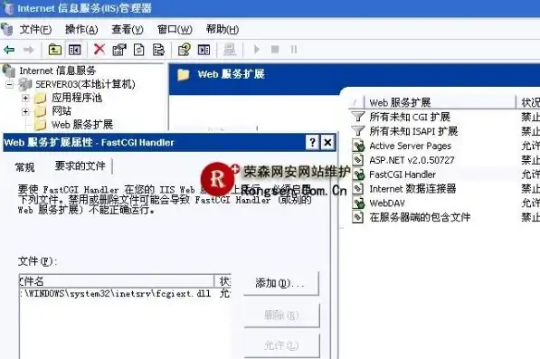 Windows Server 2003下IIS与PHP完美融合，搭建高效PHP环境全攻略，iis搭建web服务器win10