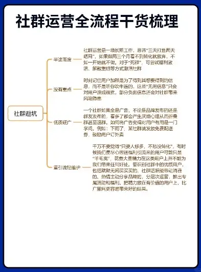 社区运营全攻略，从搭建到活跃，一步步打造优质社群，社区运营步骤图