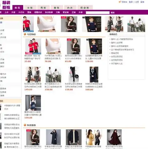 深度解析服装公司网站源码，结构与功能融合的艺术，服装公司网站源码是什么